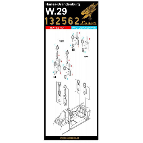 HGW Models 132562 1/32 Hansa Brandenburg W.29 pre-cut (laser) | Wingnut Wings