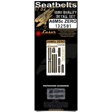 HGW Models 132581 1/32 A6M5c Zero pre-cut (laser)