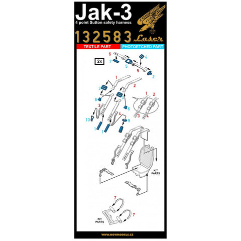 HGW Models 132583 1/32 Yak-3 pre-cut (laser) | Special Hobby