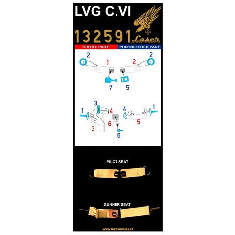 HGW Models 132591 1/32 LVG C.VI pre-cut (laser) | Wingnut Wings