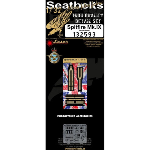 HGW Models 132593 1/32 Spitfire Mk.IX pre-cut (laser) | Tamiya, Revell