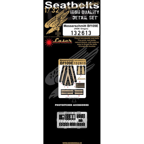 HGW Models 132613 1/32 Messerschmitt Bf 109E-7 pre-cut (laser)
