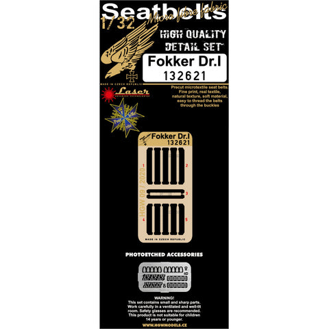 HGW Models 132621 1/32 Fokker Dr. I. pre-cut (laser)