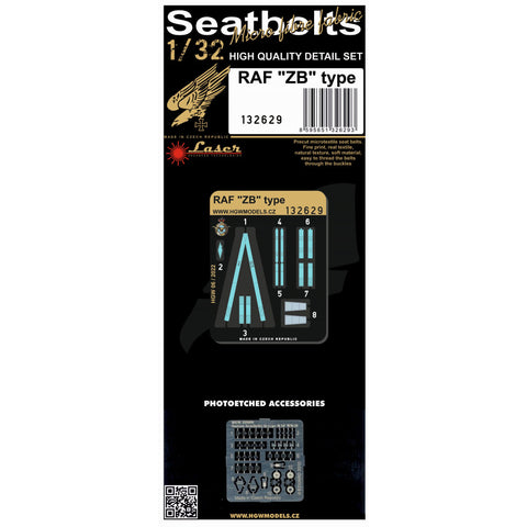 HGW Models 132629 1/32 Sutton Harness "ZB" Type pre-cut (laser)