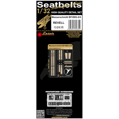 HGW Models 132635 1/32 Bf109G-2/4 pre-cut (laser)