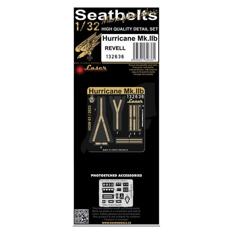 HGW Models 132636 1/32 Hawker Hurricane Mk.Iib pre-cut (laser) | Revell
