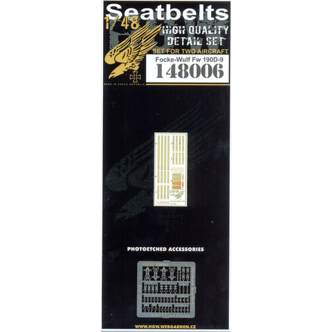 HGW Models 148006 1/48 Focke-Wulf Fw 190D-9 2 sets | Eduard, Tamiya