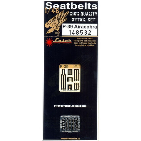 HGW Models 148532 1/48 P-39 Airacobra pre-cut (laser) | Eduard, Hasegawa, Revell