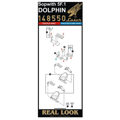 HGW Models 148550 1/48 Sopwith 5F.1 Dolphin pre-cut (laser)