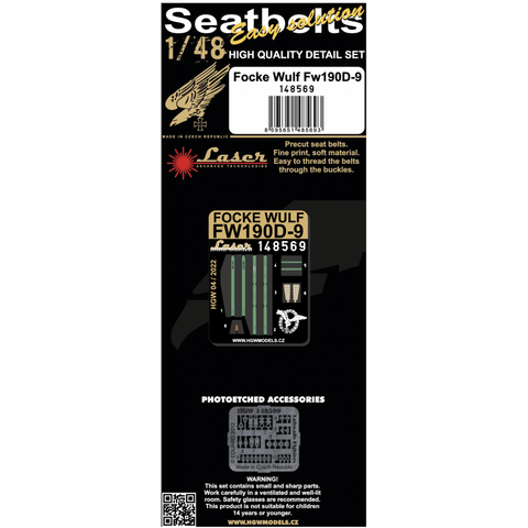 HGW Models 148569 1/48 Focke Wulf Fw190D-9 pre-cut (laser)