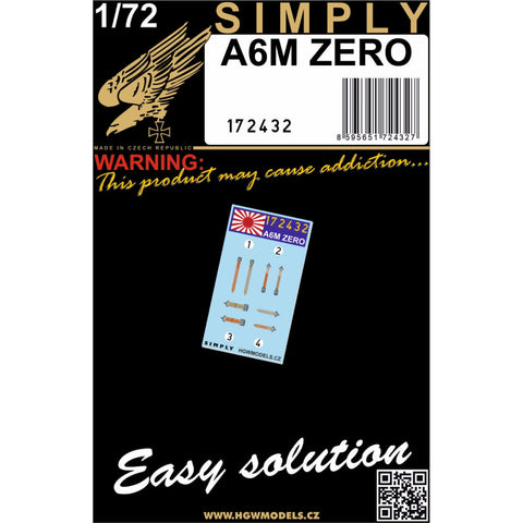 HGW 172432 1/72 A6M ZERO