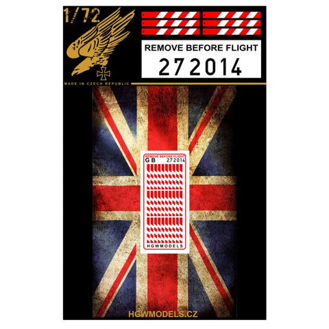 HGW 272014 1/72 Remove Before Flight - UK