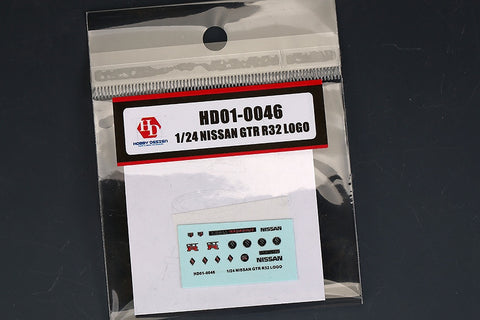 Hobby Design HD01-0046 1/24 Nissan GT-R R32 Metal Logo
