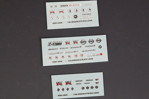 Hobby Design HD01-0047 1/24 Nissan GT-R R33 Metal Logo