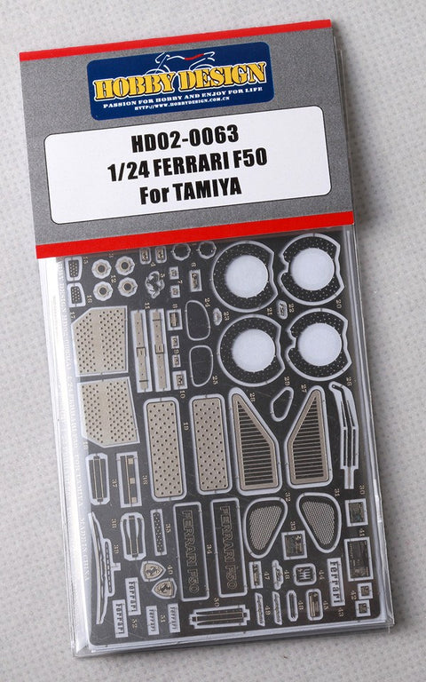 Hobby Design HD02-0063 1/24 Ferrari F50 Detail-Up Parts (for Tamiya)