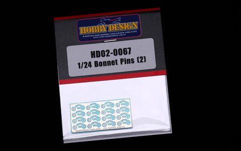 Hobby Design HD02-0067 1/24 Hood Pins Type 2