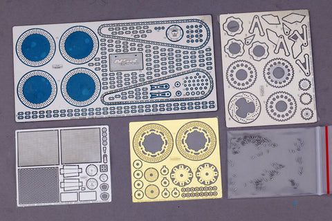 Hobby Design HD02-0177 1/12 Honda NSR250R SP Detail-Up Set (for Aoshima) (Photo-etched parts + Metal parts)
