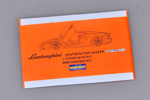 Hobby Design HD02-0182 1/24 Lamborghini LP 700-4 Detail-Up Set (for Fujimi 123974) (Photo-etched parts + Metal parts)