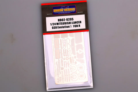 Hobby Design HD02-0205 1/24 Mitsubishi Lancer GSR Evolution IV Detail-Up Set (for Hasegawa)