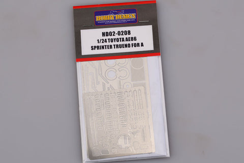 Hobby Design HD02-0208 1/24 Toyota AE86 Sprinter Trueno Detail-Up Set (for Aoshima)