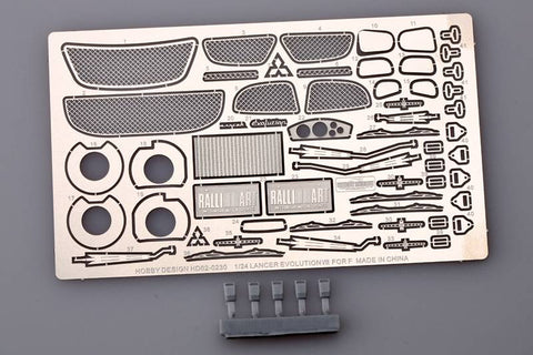 Hobby Design HD02-0230 1/24 Lancer Evolution VIII Detail-Up Set (for Fujimi) (Photo-etched parts + Resin)