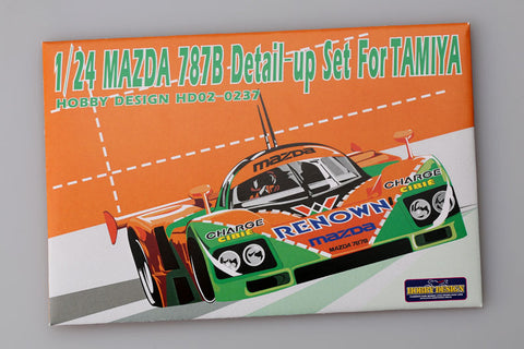 Hobby Design HD02-0237 1/24 Mazda 787B Detail-Up Set (for Tamiya) (Photo-etched parts + Metal parts + Resin)