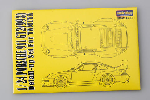 Hobby Design HD02-0240 1/24 Porsche 911 GT2 (993) Detail-Up Set (for Tamiya) (Photo-etched parts + Resin + Metal parts)