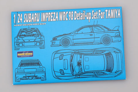 Hobby Design HD02-0249 1/24 Subaru Impreza WRC '98 Detail-Up Set (for Tamiya) (Photo-etched parts + Resin + Metal parts)