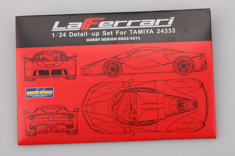 Hobby Design HD02-0271 1/24 LaFerrari Detail-Up Set (for Tamiya 24333) (Photo-etched parts + Resin)