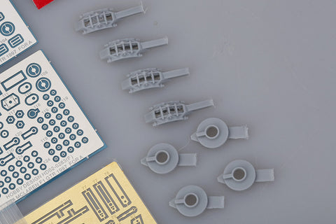 Hobby Design HD02-0283 1/24 McLaren F1 GTR Longtail Detail-Up Set (for Aoshima) (Photo-etched parts + Metal parts + Resin)