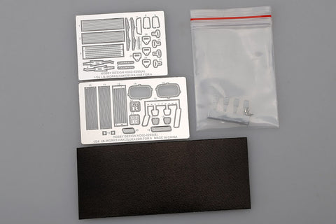 Hobby Design HD02-0293 1/24 LB Works Skyline Hakosuka 2-Door Detail-Up Set (for Aoshima) (Photo-etched parts + Metal parts + Resin)