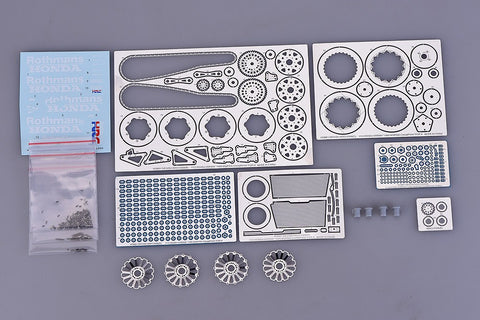 Hobby Design HD02-0308 1/12 Honda NSR500 "1989 WGP500 Champion" Detail-Up Set (for Hasegawa) (Photo-etched parts + Metal parts + Resin + Decals)