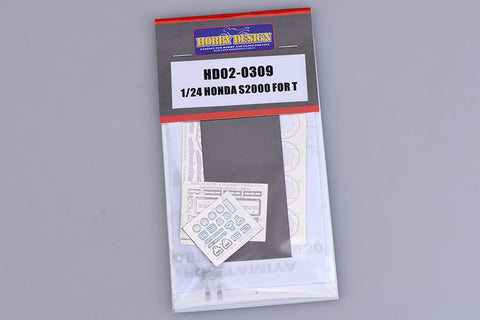 Hobby Design HD02-0309 1/24 Honda S2000 Detail-Up Set (for Tamiya) (Photo-etched parts + Resin)