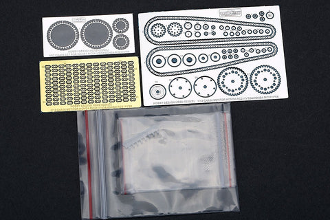 Hobby Design HD02-0320 1/12 Honda RC211V '03 & Honda RC211V '06 Chain Set (for Tamiya) (Photo-etched parts + Metal parts + Resin)
