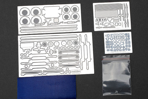 Hobby Design HD02-0339 1/24 Honda Civic EF3 (Gr.A) '89 PIAA Detail-Up Set (for Aoshima) (Photo-etched parts + Metal parts + Resin)