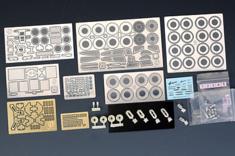 Hobby Design HD02-0352 1/24 Pagani Huayra Detail-Up Set (for Aoshima) (Photo-etched parts + Resin + Metal parts + Metal logo)