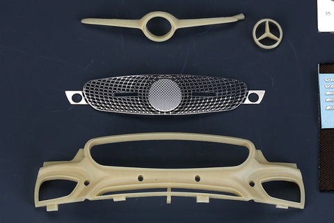 Hobby Design HD02-0354 1/24 Mercedes-Benz AMG GT Detail-Up Set (for Revell 07028) (Photo-etched parts + Resin + Metal logo)