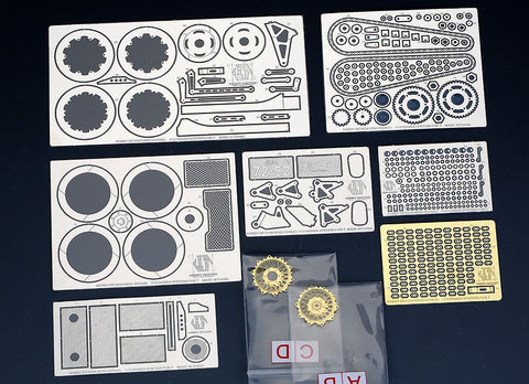 Hobby Design HD02-0359 1/12 Honda VFR750R (RC30) Detail-Up Set (for Tamiya 14057) (Photo-etched parts + Metal parts + Resin)