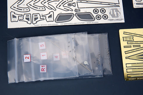 Hobby Design HD02-0364 1/24 Mercedes-AMG GT3 Detail-Up Set (for Tamiya 24345) (Photo-etched parts + Metal parts + Resin)