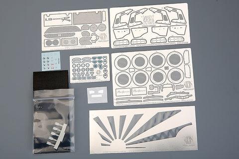 Hobby Design HD02-0367 1/24 LB-Works R35 GT-R Ver.2 (for Aoshima 054031) (Photo-etched parts + Resin + Metal parts + Metal logo)
