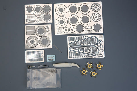 Hobby Design HD02-0369 1/12 Honda CB750F Detail-Up Set (for Tamiya 14066) (Photo-etched parts + Metal parts + Resin + Metal logos)
