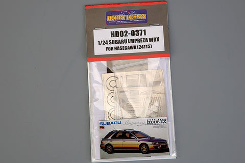 Hobby Design HD02-0371 1/24 Subaru Impreza WRX Detail-Up Set (for Hasegawa 24115) (Photo-etched parts + Resin)