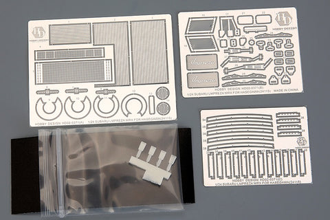 Hobby Design HD02-0371 1/24 Subaru Impreza WRX Detail-Up Set (for Hasegawa 24115) (Photo-etched parts + Resin)