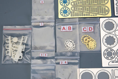 Hobby Design HD02-0373 1/12 Yamaha XJR400S (1994) Detail-Up Set (for Aoshima 053263) (Photo-etched parts + Resin + Metal parts + Metal logo)