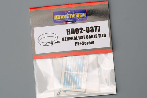 Hobby Design HD02-0377 Cable Ties (Photo-etched parts + Metal parts)