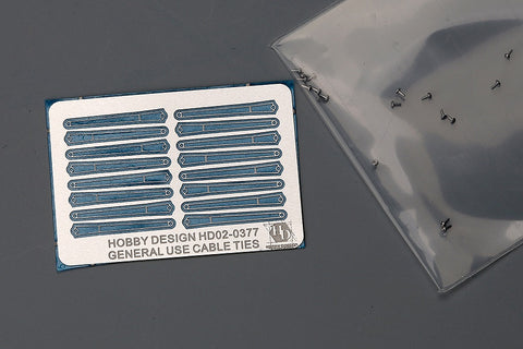 Hobby Design HD02-0377 Cable Ties (Photo-etched parts + Metal parts)