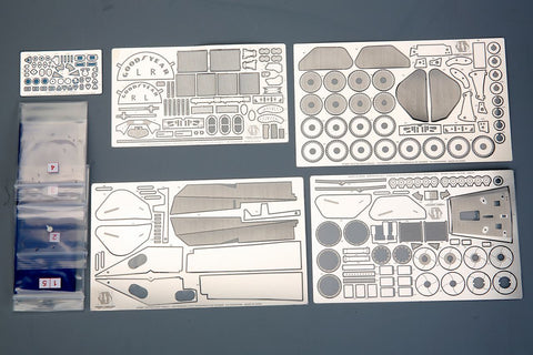 Hobby Design HD02-0380 1/20 Ferrari 312T2 Detail-Up Set (for Hasegawa 23201) (Photo-etched parts + Metal parts + Resin)