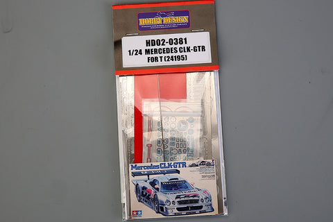 Hobby Design HD02-0381 1/24 Mercedes CLK-GTR (for Tamiya) (Photo-etched parts + Metal parts + Resin)