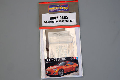 Hobby Design HD02-0385 1/24 Toyota 86 Detail-Up Set (for Tamiya 24323) (Photo-etched parts + Resin)