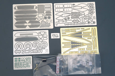 Hobby Design HD02-0390 1/24 Ford Mustang GT4 Detail-Up Set (for Tamiya 24354) (Photo-etched parts + Resin + Metal parts)